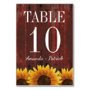 Search for wood table cards Number