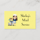 Search for cleaning girl business cards Cleaner