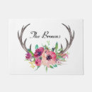 Search for deer antlers doormats Welcome