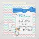 Search for chevron baby shower invitations Colourful