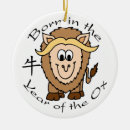 Search for year of the ox ornaments China