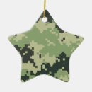 Search for army camouflage ornaments Heart