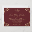Search for elegant red wedding invitations Vintage