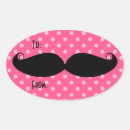 Search for trendy moustache stickers Pink