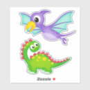 Search for dinosaur illustration stickers Green