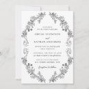 Search for white floral wedding invitations Chinoiserie
