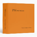 Search for orange colour binders Minimal