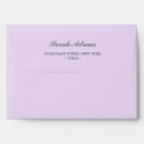 Search for lavender envelopes Light purple