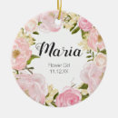 Search for flower girl ornaments Ceramic