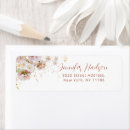 Search for boho floral return address labels Garden