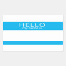 Search for hello my name stickers Blue