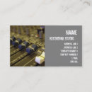 Search for recording studio business cards Sound