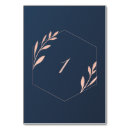 Search for navy blue numbers table cards Foliage