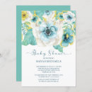 Search for mint and gold baby shower invitations Modern