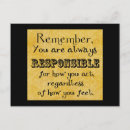 Search for responsibility postcards Quote
