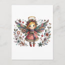 Search for angel wings postcards Blue