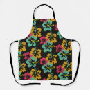 Search for tropical print aprons Green