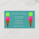Search for ice cream shop business cards Waffle