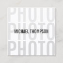 Search for photographer business cards Bold