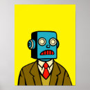 Recherche de robot mignon posters Drôle