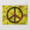 Search for hippie symbol postcards Retro