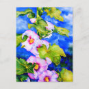 Search for hollyhocks postcards Floral