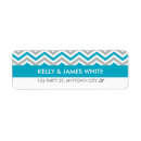 Search for bright blue return address labels Trendy