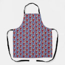 Search for winter season aprons Red