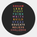 Search for teaching stickers Black