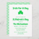 Recherche de irlandais invitations Vert