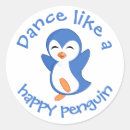 Search for happy penguins stickers Blue