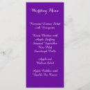 Recherche de pourpre mariage menus De