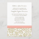 Search for damask christening invitations Girl