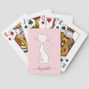 Search for cat playing cards Pink