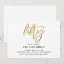Search for trendy 50th birthday invitations Glitter