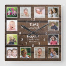 Search for square clocks Photo collage