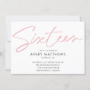 Search for modern sweet 16 invitations Trendy