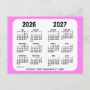 Search for mini calendars 2026