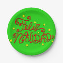Search for feliz navidad plates Red