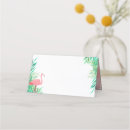 Search for flamingo place cards Watercolor