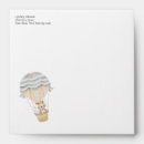 Search for baby shower envelopes Hot air balloon