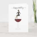 Search for red wine birthday cards Elegant