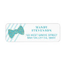 Search for bow tie return address labels Blue