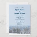 Recherche de montagne neige invitations Bleu