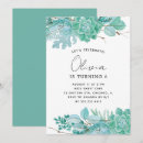 Search for succulents birthday invitations Floral