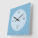 Search for light blue clocks Roman numerals