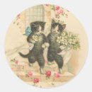 Search for victorian cats stickers Retro