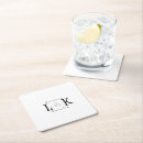 Search for plain white coasters Elegant