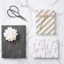 Search for black white and gold wrapping paper Script