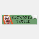 Recherche de clown voiture autocollants Fou